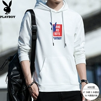 Кролик, белая толстовка с капюшоном, английский