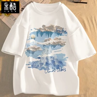 Белый (масляная живопись синий тон)