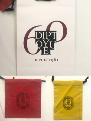 Подарочный пакет к 60-летию Diptyque. Бумажный пакет не продается на складе.