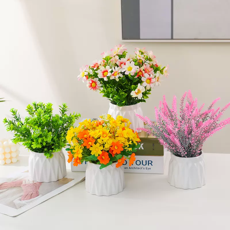 仿真绿植盆栽摆件装饰室内花艺造景小植物客厅假花桌面仿真花盆景