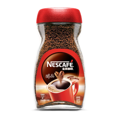 雀巢醇品美式无糖低脂速溶黑咖啡