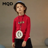 MQD Трикотажный зимний детский удерживающий тепло свитер подходит для мужчин и женщин, детская одежда, высокий воротник, в корейском стиле