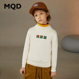 MQD Трикотажный зимний детский удерживающий тепло свитер подходит для мужчин и женщин, детская одежда, высокий воротник, в корейском стиле