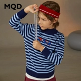 MQD Трикотажный зимний детский удерживающий тепло свитер подходит для мужчин и женщин, детская одежда, высокий воротник, в корейском стиле