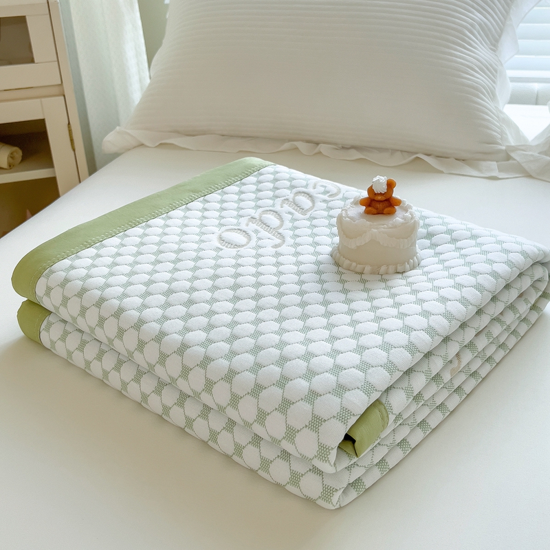 夏季夏凉被2024新款三层纱针织棉毛巾被空调被被子午睡沙发床上用