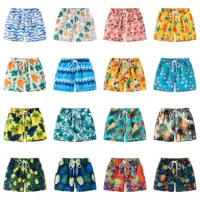 Летние детские модные шорты подходит для мужчин и женщин, мультяшные пляжные штаны для отдыха