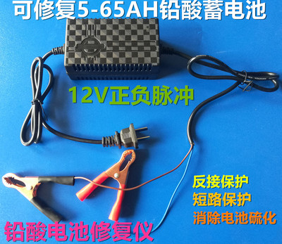 [16V正负脉冲电瓶修快速复仪汽车电动摩托车铅酸12V电池除硫修复器]