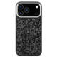 Carbon Fiber Red Accents Shockproof TPU iPhone Metal iPhone Case for iPhone 17, 16, 15, 14 and 13