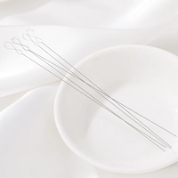 Игла для бисера с косичкой, система хранения, 0.15mm, 80mm