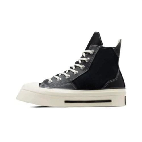 Весна 2024 года, новые парусиновые туфли с геометрическим квадратом и толстой подошвой, деконструированные и сращенные нишевые независимые модные туфли для мужчин и женщин