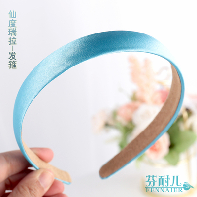 taobao agent Fenny's custom -made fluorescent blue female cos anime fairy Duorila Cinderella hairband hair ornaments spot