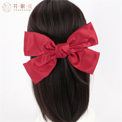 taobao agent Red big hairgrip, hair accessory, hairpins, ponytail, crab pin, Japanese hair rope, internet celebrity