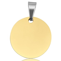 Внутренняя дыра круглый золото без пустых слов