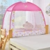 Giường trẻ em lưới chống muỗi cho bé trai 88 × 168 ba cửa 80 × 150 công chúa hồng chống ngã yurt 1,2m - Lưới chống muỗi