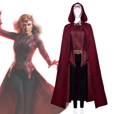 taobao agent Dr. Strange 2 Crazy Diverse Cosmic Scarlet Witch Wanda Cos blackened version cosplay clothing spot
