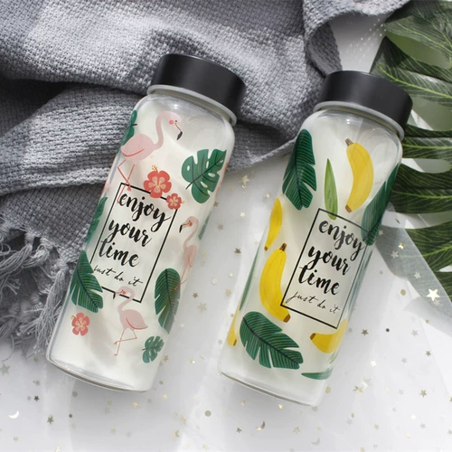 Корейская версия xioxin portable permonized Grape Girl Heart Seart и ссылается на студент -студент -студенческий водяной кубок творческого лета