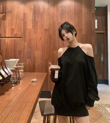 taobao agent Design dress, sweatshirt, plus size, trend of season, fitted
