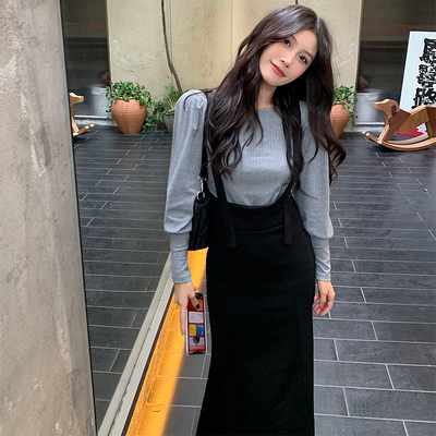 taobao agent Demi-season dress, design set, plus size, fish tail, french style, trend of season