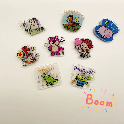 Акриловая игрушка, мультяшная универсальная заколка для волос, планировщик