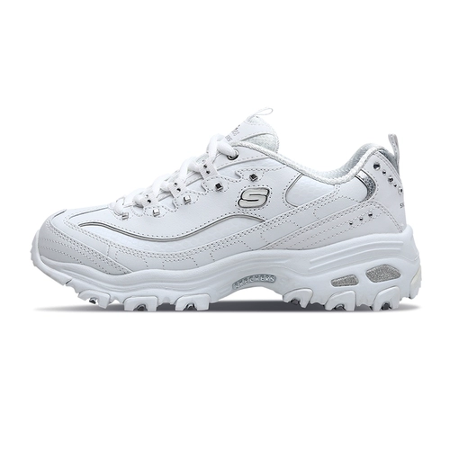 Skechers, белая обувь для отдыха на платформе, спортивная обувь