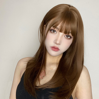 taobao agent Wig, artificial demi-season hair shadow powder, natural look