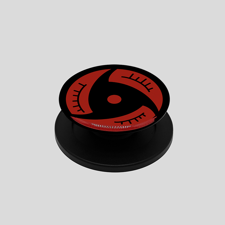 Naruto Sharingan Magnetic Grip Translucent iPhone Case
