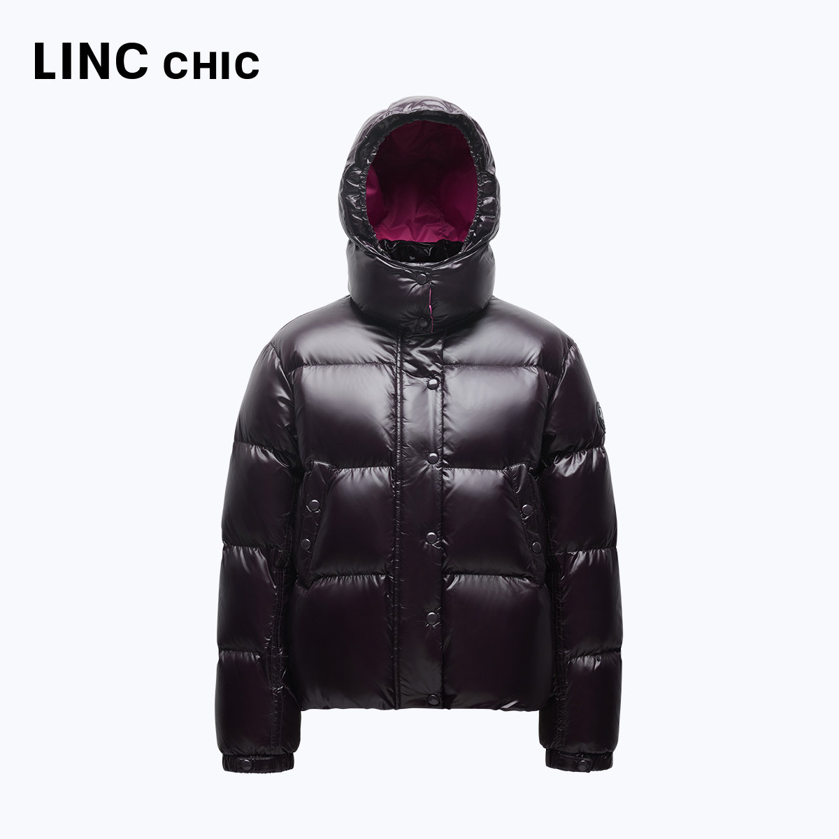 LINC金羽杰冬季新款短款羽绒服