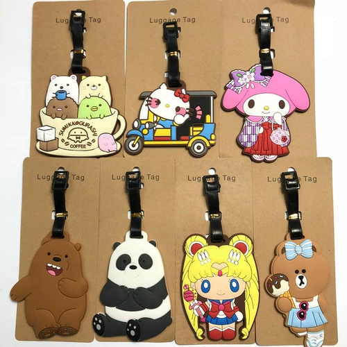 Мультяшная багажная бирка, подвеска, чемодан, Сэйлор Мун