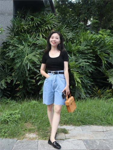 Летние штаны, черные короткие джинсы, подходит для подростков