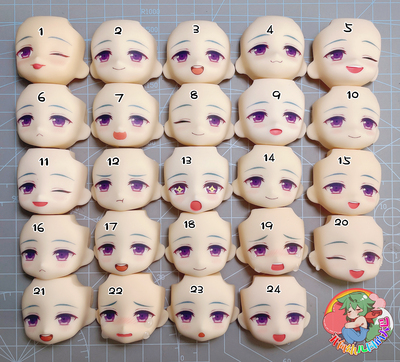 taobao agent [Zi Zhizhi] Idol Fantasy Festival ES Zizhizhi GSC clay water sticker face OB11 purple