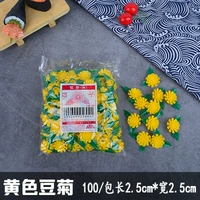 Принесение зеленой листовой хризантемы (100 цветов/мешков)