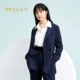Jin Yuan Không thường xuyên Hem Blazer Thiết kế Sense Khí chất Váy mỏng hàng đầu 2020 Phụ nữ mùa xuân D201107 - Business Suit