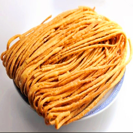 广西桂林香脆馓子恭城油茶小吃油炸排散零食500g装 包邮