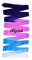 Лента гимнастики Alyssa Professional Art (много -колор RC41) не включает палочки