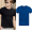Combination of 2 pieces in pure black (round neck) and dark blue (round neck)