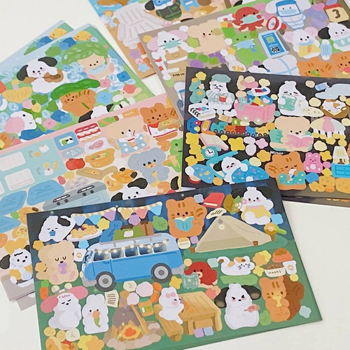 Muhoo Corean Landscape Card Наклейка августа сад вечерняя вечеринка