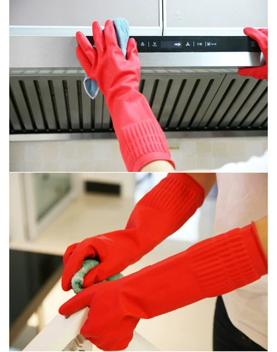 Латексные перчатки/резиновые перчатки/домашние перчатки для мытья посуды и очистки белья