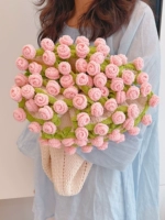 【80см】Бежевое элегантное веерное бархатное одеяло с букетом роз, материал