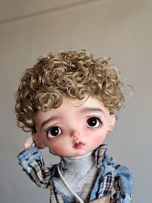 taobao agent Takeya bamboo house BJD6 points small cloth three -point uncle fake fake noodle curling head explosion head qbaby