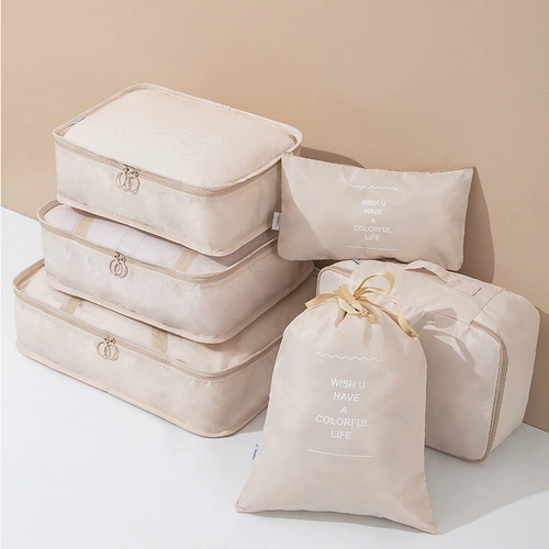 Система хранения, комплект, дышащая складная сумка, вместительный и большой чемодан, тара, 6 шт