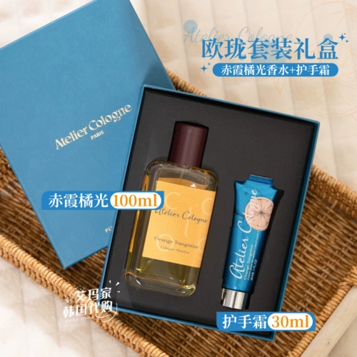 Orlane, духи, подарочная коробка, комплект, крем для рук, 1 мес., 100 мл, 30 мл