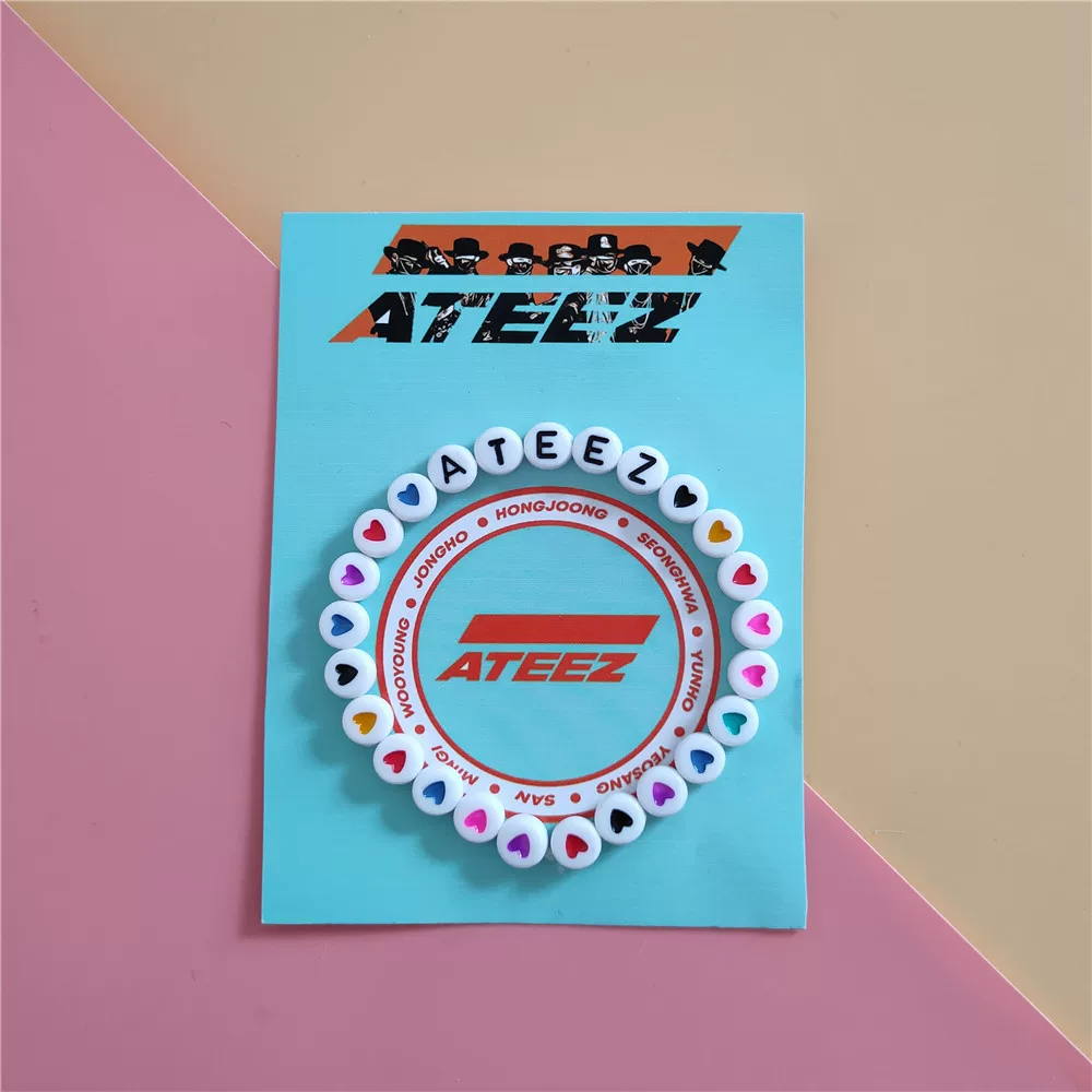 ATeez combined wound bracelet Atiny fan collection bracelet mingi same as beaded jewelry yunho