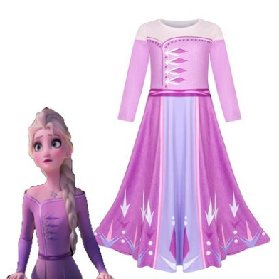 taobao agent Evening dress, “Frozen”, suitable for import, Birthday gift, cosplay