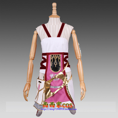taobao agent Custom COS Women's Anime Final FF13-2 Cerah SERAH suspender skirt full daily clothing