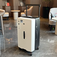 Прозрачный черно-белый [модернизированная молния YKK + таможенный замок yif]