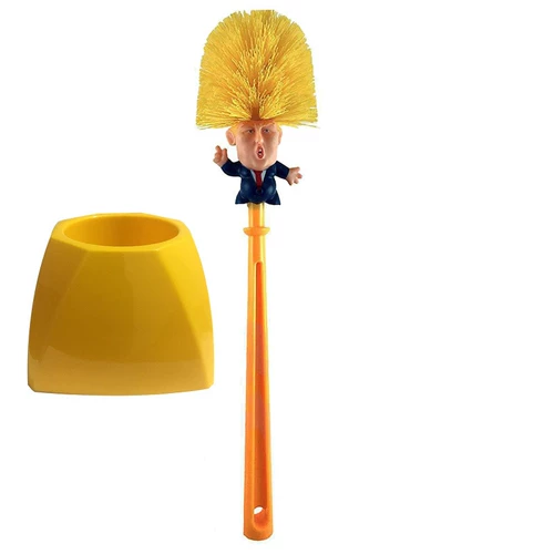 Трамп туалетная щетка Трамп моделировать аватарную кисть туалетной туалетной туалетной щетки