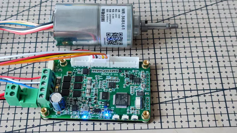 STM32G070 DC brushless BLDC motor development board, hall feedback, vector control, FOC