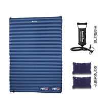 Синий воздушный насос для двоих, подушка