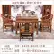 Đồ nội thất bằng gỗ gụ Yiming Tianxia bàn ghế gỗ cánh gà kết hợp gỗ nguyên khối phong cách Trung Quốc Bàn bát tiên có ngăn kéo bàn ăn Bàn