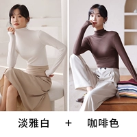 Элегантный белый+кофе цвет